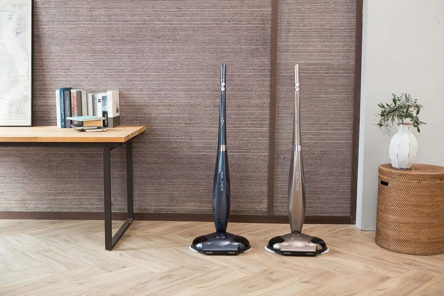 Беспроводной полотер - пылесос SWING-8500 коричневый