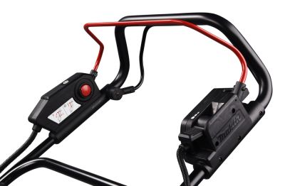 Газонокосилка аккумуляторная Makita DLM539Z LXT 2х18В, 860Вт, 53см, травосборник 70л, привод 2,5-5км/ч, 4в1, XPT, без акб и З/У