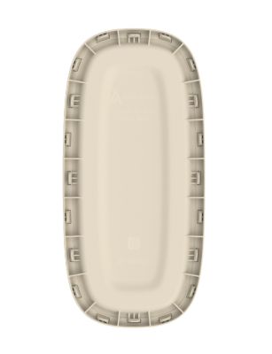 Плетёная корзина для белья сборная «Лён» 45 л (43х20х60 см) слоновая кость