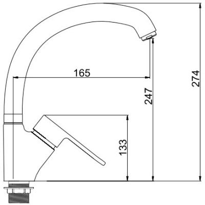 СМЕСИТЕЛЬ ДЛЯ КУХНИ LEDEME L5907