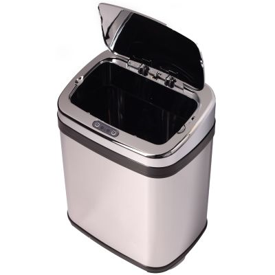 Урна сенсорная с автоматически открывающейся крышкой AGB-20S (хром)