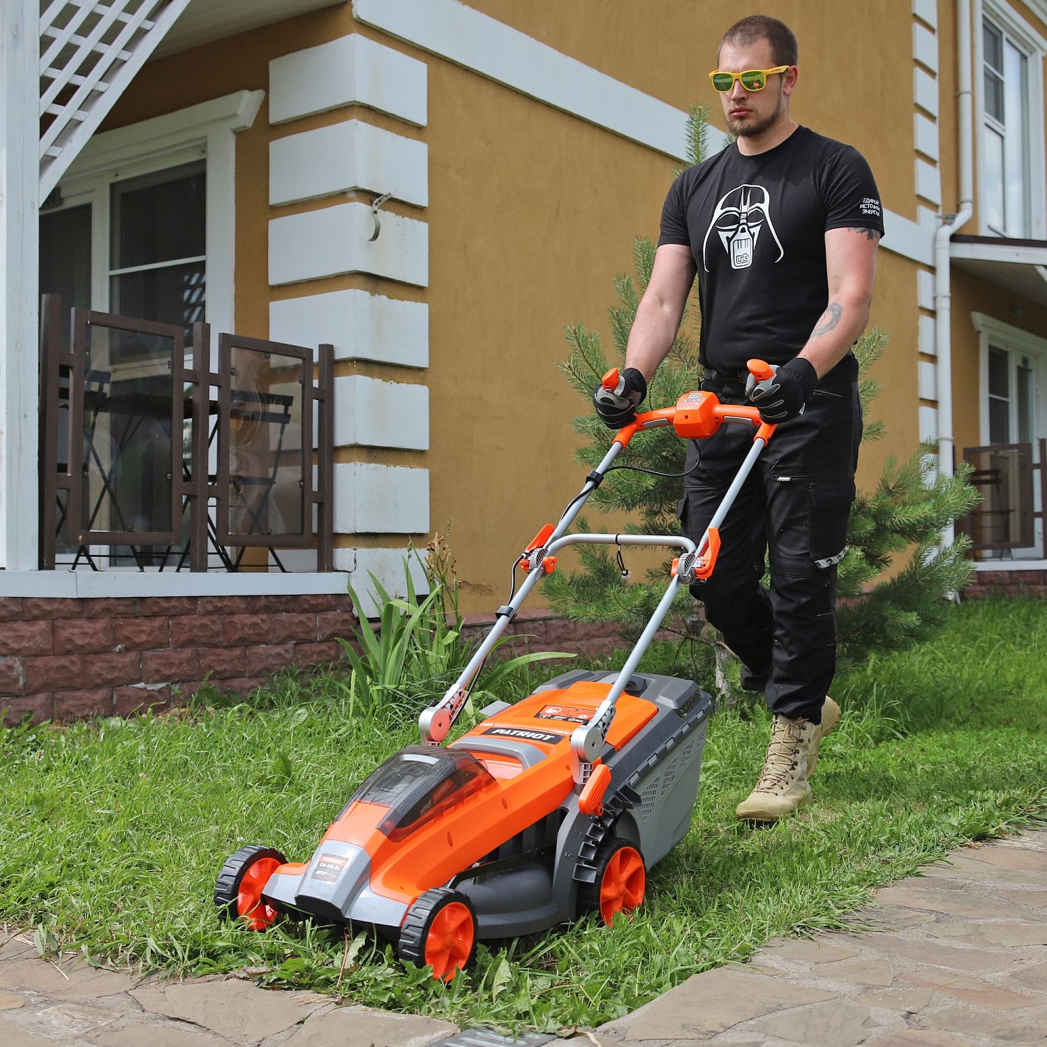 Газонокосилка аккумуляторная PATRIOT CM 435XL 40В, акб 2,5Ач