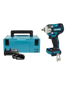 Гайковерт ударный аккумуляторный Makita DTW302RTJ LXT 18В, 2х5.0 Ач, 3/8\", 300 Нм, 0 – 3200 об/мин