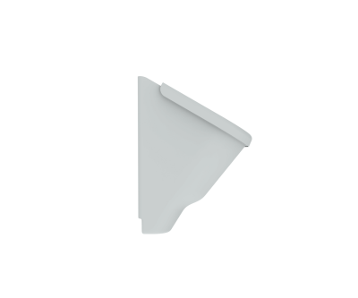 Фитомодуль с системой прикорневого полива 2л х3 (настенное кашпо) (59х25х27 см) (серый), комплект 9 шт