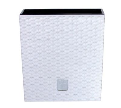 Кашпо для цветов Prosperplast Rato Low 64+37л, белый