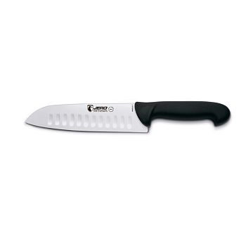 Нож кухонный Сантоку Jero P3 18 см черная рукоять