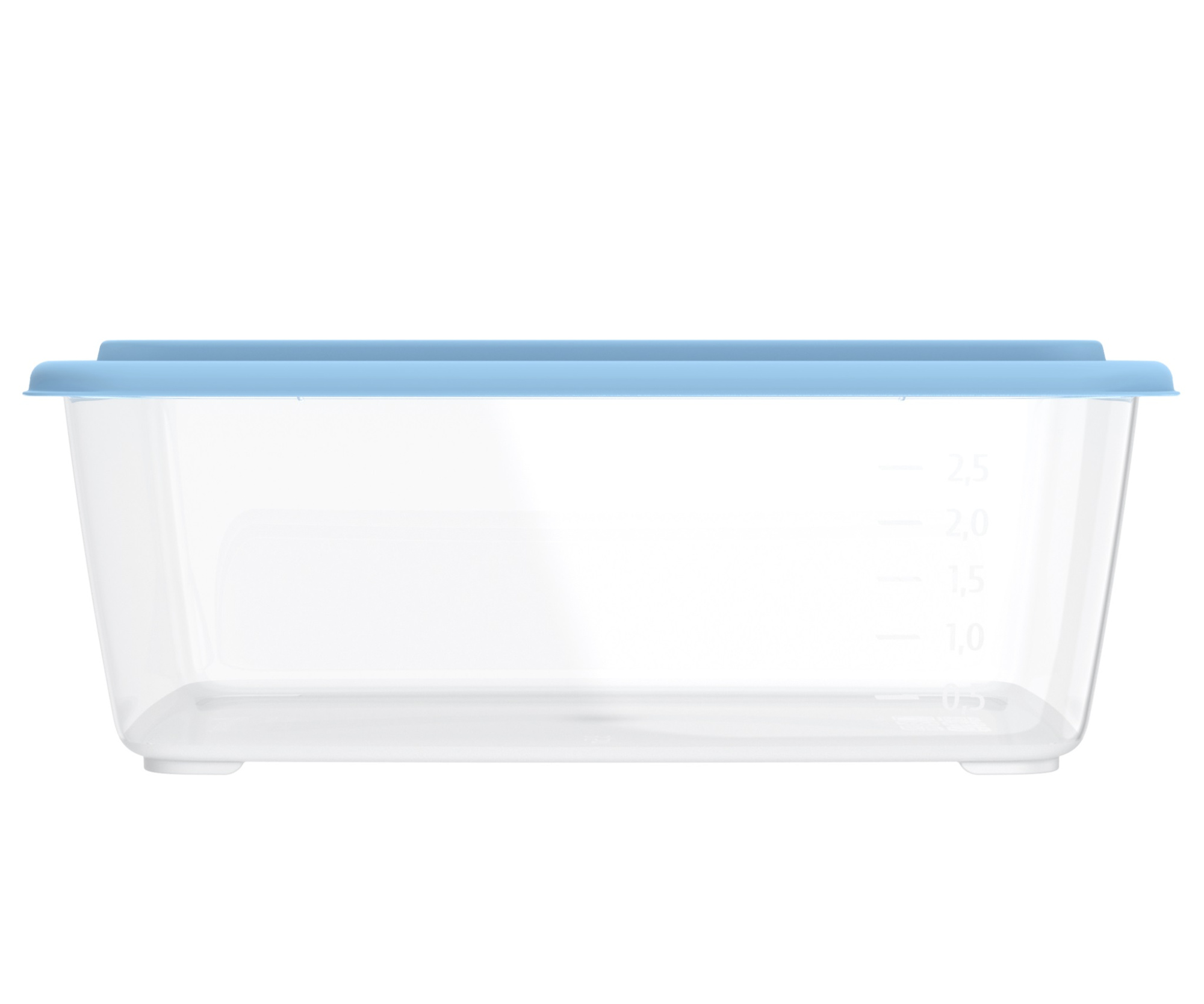 Контейнер универсальный «Гурман» 3,5 л (СВЧ/Заморозка) (266х198х98 мм)