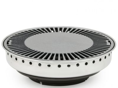 Жаровня гриль бездымная с равномерным нагревом для газовой плиты 38 см