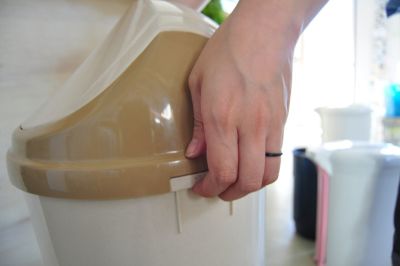 Мусорное ведро с поворотной крышкой Datum Push Dustbin 20 л.