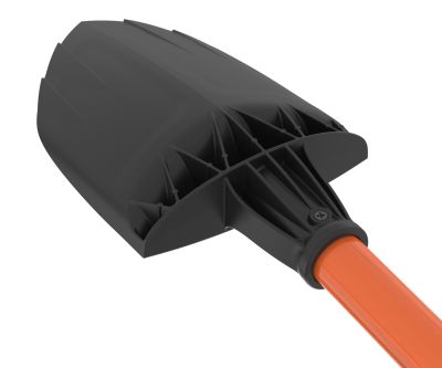 Лопата туристическая универсальная с черенком и пластмассовой ручкой 80см