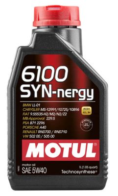 Моторное масло MOTUL 6100 SYN-NERGY 5W40 (1 л.)