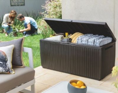 Сундук пластиковый Keter Springwood 305л коричневый