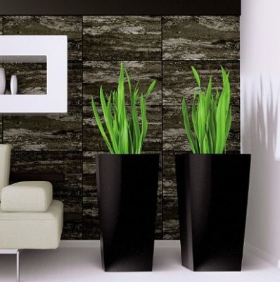 Кашпо для цветов Prosperplast Urbi Square 26,6+11л, антрацит