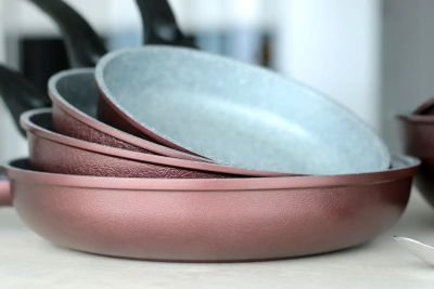 Сковорода Gochu Ecoramic 26 см СТАНДАРТ с каменным покрытием для всех видов плит без крышки