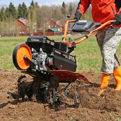 Мотоблок бензиновый PATRIOT ПОБЕДА (колеса X-Drive 4, вперед, 2 назад) 