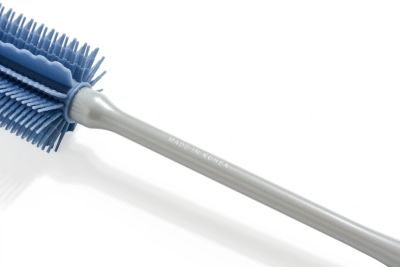 Силиконовая щетка для мытья бутылок широкая KF Pastel