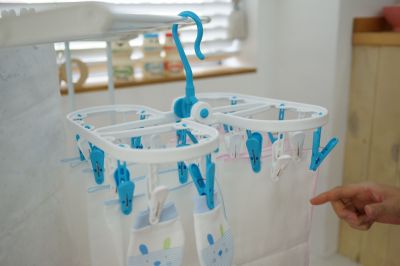 Прищепки на базе для сушки белья Sky Laundry Clamp 24