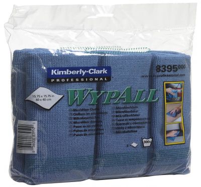 Микрофибра в пачках Kimberly-Clark WypAll Microfibre Cloth 8395, синий