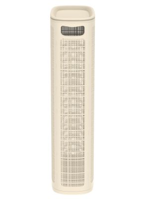 Плетёная корзина для белья сборная «Лён» 60 л (43х20х80 см) слоновая кость