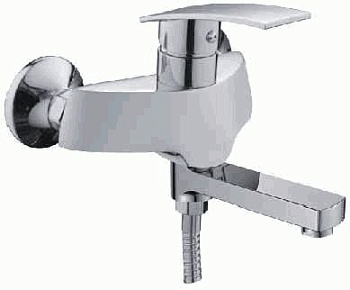 СМЕСИТЕЛЬ ДЛЯ ВАННЫ И ДУША LEDEME L3170, КОРОТКИЙ ИЗЛИВ