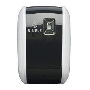Диспенсер BINELE Fresher автоматический для освежителя воздуха, черно-белый, арт. PD01WB