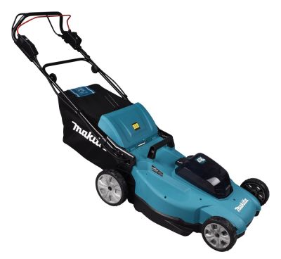 Газонокосилка аккумуляторная Makita DLM539CT2 LXT 2х18 В, 860 Вт, 53 см, 70 л, 2,5-5 км/ч,4в1,XPT, (2xBL1850B, DC18SH)