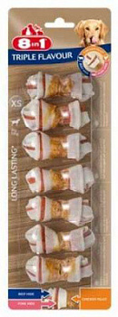 8в1 Лакомство для собак Трипл Флейвор XS 7 шт
