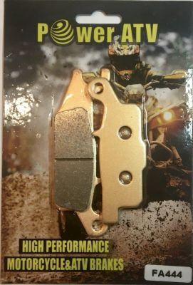 Колодки тормозные Yamaha Grizzly 700 f/r (07-17) передние правые Poweratv FA444