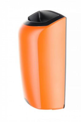 Корзина для мусора, настенная, открытая, 40 л MERIDA UNIQUE ORANGE LINE глянец KUO151