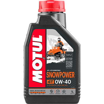 Моторное масло Motul SnowPower 4T 0W40 (1 л)