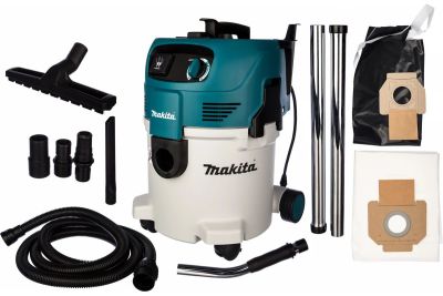 Пылесос для сухой и влажной уборки Makita VC3012L 1 500 Вт, 210 мбар, 30 л
