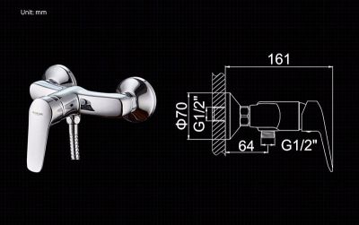 СМЕСИТЕЛЬ ДЛЯ ДУША LEDEME L2051