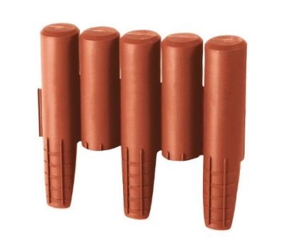 Ограждение для клумб Prosperplast Palisada 15,5см/2,7м,терракот