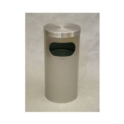 Урна для сбора мусора "Тополь" шлифованная 50 л.