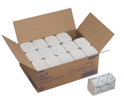 Бумажные полотенца в пачках Kimberly-Clark SCOTT Perfomance 6689