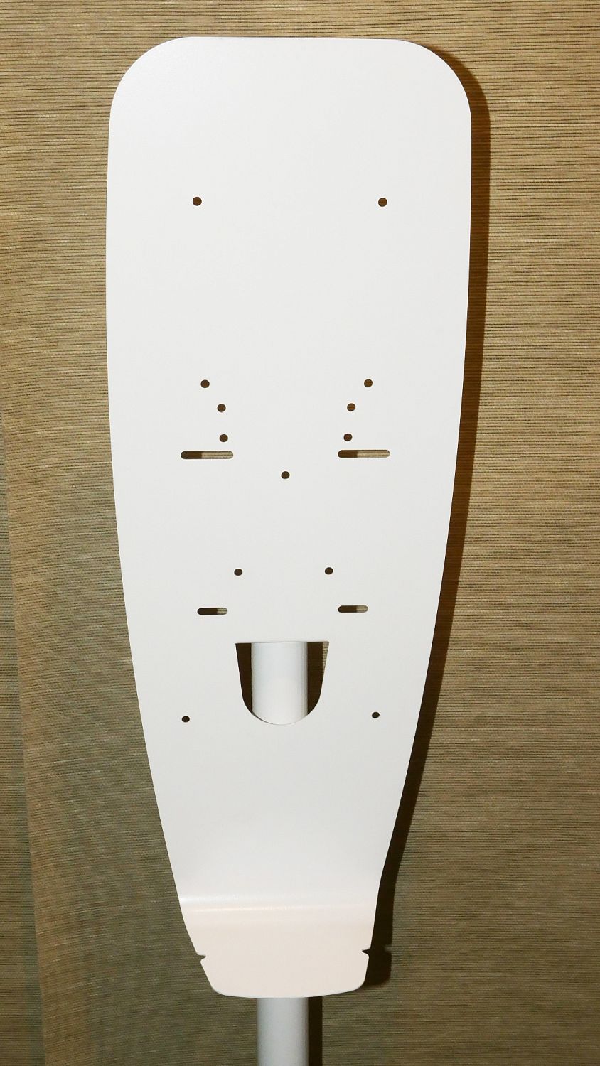 Мобильная стойка с каплеуловителем для дезинфекции рук (белая)