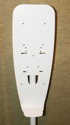 Мобильная стойка с каплеуловителем для дезинфекции рук (белая)