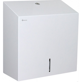 Держатель листовых бумажных полотенец из эмалированной стали MERIDA STELLA WHITE MAXI ASB101