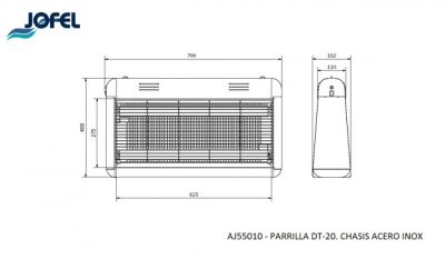 Электроловушка для летающих насекомых Jofel AJ55010, до 500 м2