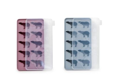 Силиконовая форма для льда с крышкой KF Pastel