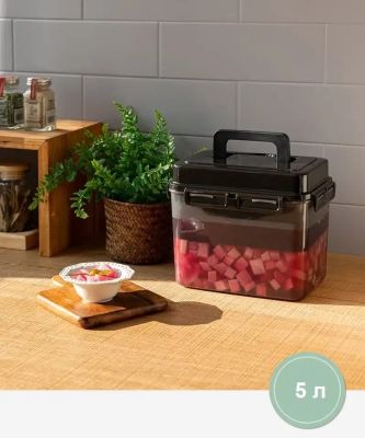 Контейнер с прессом для засолки SMART PRESS 4 л. (общий 5 л.)