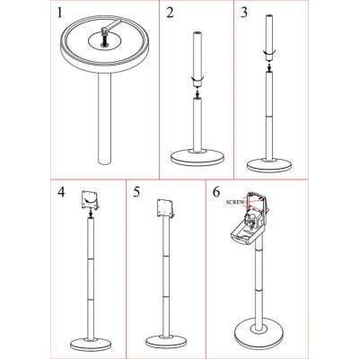 Комплект мобильной стойки с сенсорным диспенсером BINELE для картриджей SF07AW (белая)