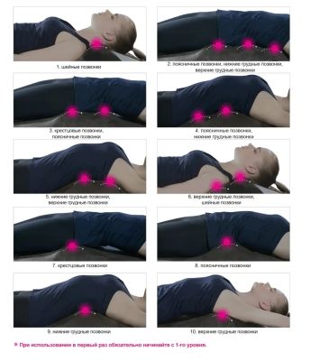 Массажный мат Gapo Alance Choco Brown