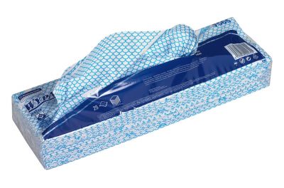 Протирочный материал в пачке Kimberly-Clark Wypall® X80 7565 голубой
