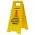 Раскладная предупреждающая табличка "Внимание! Эскалатор не работает, пользуйтесь лифтом" AFC-386