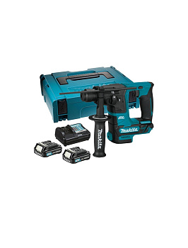 Перфоратор аккумуляторный Makita HR166DWAJ XGT 10.8В, 2х2.0 Ач, 16 мм, 1,1 Дж, SDS-PLUS
