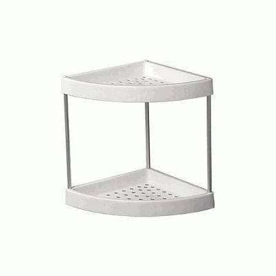 Полка угловая 2-х ярусная 25х25см Ledeme L362-2