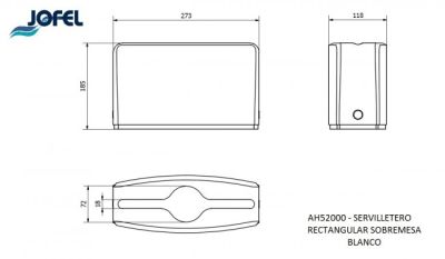 Диспенсер столовых салфеток Jofel AH52000