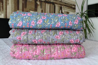 Простыня стеганая GOCHU Hub K 170*210 голубой