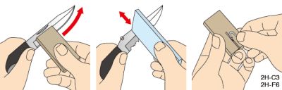 Камень точильный масляный, походный #320 Suehiro 2H-C3